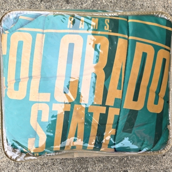 Colorado State Rams Twin Bedding Set - 2 piece - NEW - Picture 1 of 6